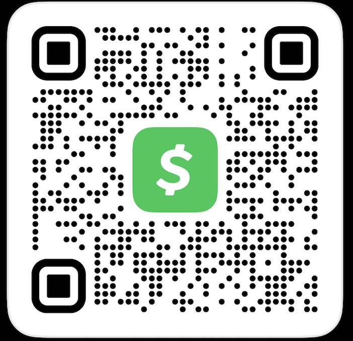 Código QR para ofrendar con Cash App