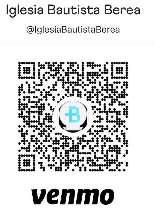 Código QR para ofrendar con Venmo